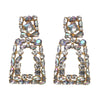 Wholesale Alloy Geometric Shape Diamond Earrings For Women