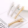 Wholesale Alloy Geometric Shining Duck Bill Hairpin For Women With Electroplating