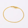 Wholesale Alloy Geometric Simple Interlocking Bracelet For Women Goldplated Electroplated Style