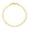 Wholesale Alloy Geometric Simple Interlocking Bracelet For Women Goldplated Electroplated Style