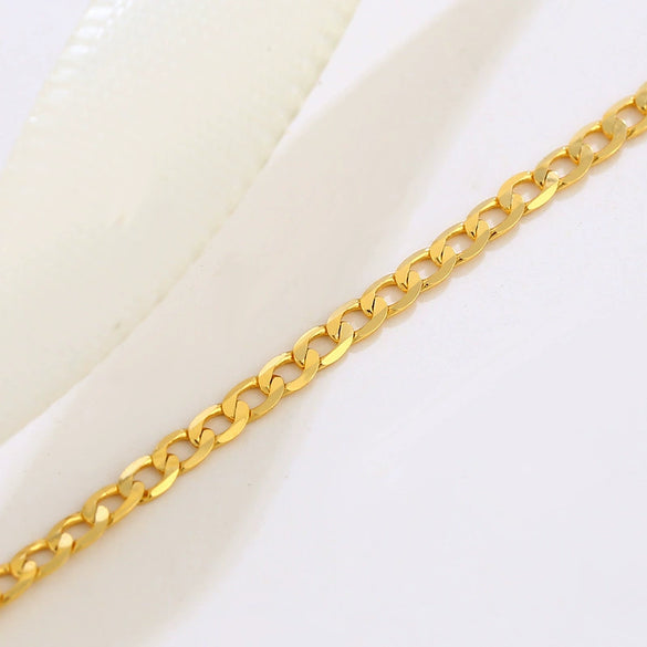Wholesale Alloy Geometric Simple Interlocking Bracelet For Women Goldplated Electroplated Style