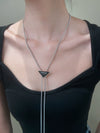 Wholesale Alloy Geometric Snake Bone Chain Sweater Necklace With Electroplating