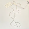 Wholesale Alloy Geometric Snake Bone Chain Sweater Necklace With Electroplating