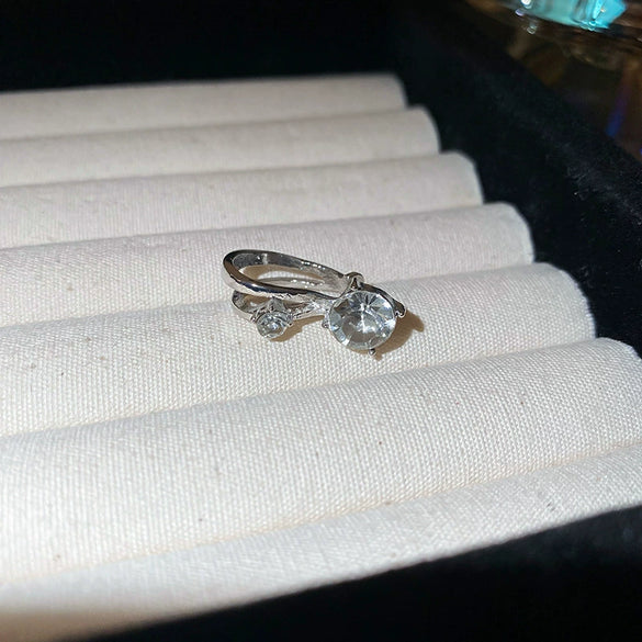 Wholesale Alloy Geometric Style Diamond Ear Clips For Women