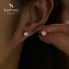 Wholesale Alloy Geometric Style Electroplated Fourclaw Single Zircon Earrings For Women