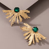 Wholesale Alloy Geometric Sunshaped Electroplated Women's Earrings