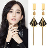 Wholesale Alloy Geometric Tassel Earrings For Women With Electroplating Treatment