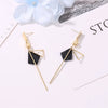 Wholesale Alloy Geometric Tassel Earrings For Women With Electroplating Treatment