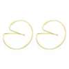 Wholesale Alloy Geometric Three Dimensional Horseshoe Ear Bone Clip For Women Electroplated Design