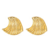 Wholesale Alloy Geometric Wave Electroplated Women's Earrings