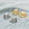 Wholesale Alloy Geometric Wave Electroplated Women's Earrings