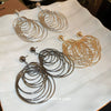Wholesale Alloy Geometric Wind Circle Earrings With High Sense And Electroplating Design For Women