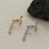 Wholesale Alloy Geometric Women's Electroplated Knotted Ear Clips