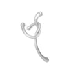 Wholesale Alloy Geometric Women's Electroplated Knotted Ear Clips