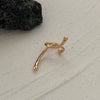 Wholesale Alloy Geometric Women's Electroplated Knotted Ear Clips