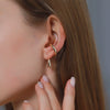 Wholesale Alloy Geometric Women's Electroplated Knotted Ear Clips