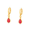 Wholesale Alloy Gold Plated Retro Drop Shape Earrings For Women