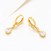 Wholesale Alloy Gold Plated Retro Drop Shape Earrings For Women