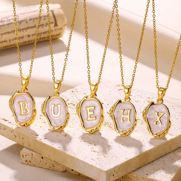 Wholesale Alloy Gold Plated Three Dimensional Letters Heart Pattern Necklace