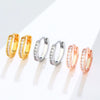 Wholesale Alloy Goldplated Geometric Circle Earrings For Women