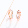 Wholesale Alloy Goldplated Geometric Circle Earrings For Women