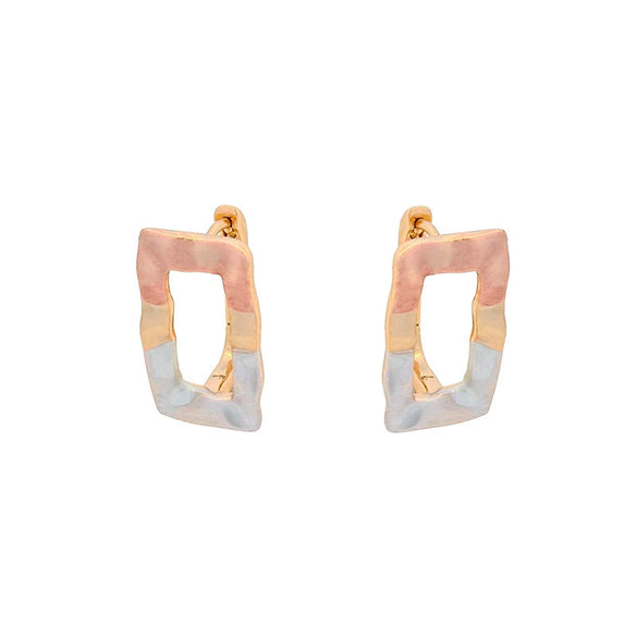 Wholesale Alloy Goldplated Geometric Square Earrings For Women