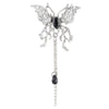 Wholesale Alloy Gothic Dark Animal Geometric Butterfly Tassel Dripping Oil Brooch For Women