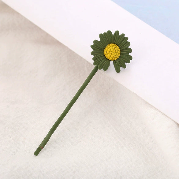 Wholesale Alloy Hair Clips With Plants And Flowers Style And Baking Varnish Treatment