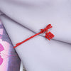 Wholesale Alloy Hairpin With Frosted Bow And Double Happiness Pattern Electroplated Baking Varnish For Women