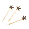 Wholesale Alloy Hairpin With Starfish Shell Design And Electroplating Treatment For Women