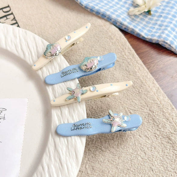Wholesale Alloy Handmade Cute Flower Shape Hair Clip For Women
