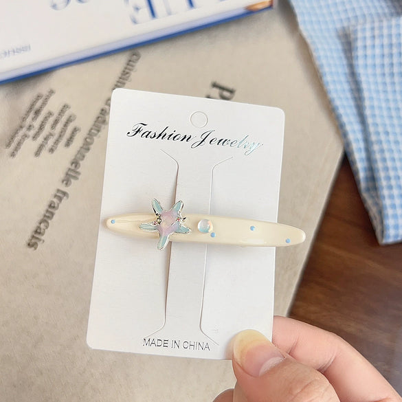 Wholesale Alloy Handmade Cute Flower Shape Hair Clip For Women