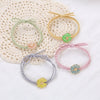 Wholesale Alloy Handmade Daisy Flower Hair Rope Headband Bow For Girls