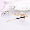 Wholesale Alloy Handmade Electroplated Women's Bow Side Clip Hairpin Hair Accessory