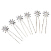 Wholesale Alloy Handmade Flower Ushaped Bridal Hairpin Hair Accessories
