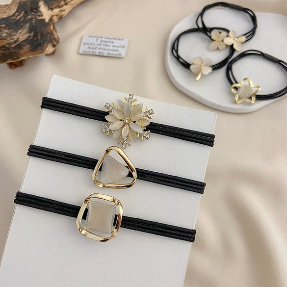 Wholesale Alloy Handmade High Elastic Head Rope Hair Ring