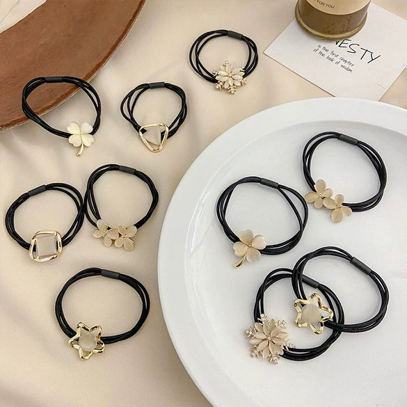Wholesale Alloy Handmade High Elastic Head Rope Hair Ring
