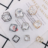 Wholesale Alloy Handmade Hollow Three Dimensional Shaped Zircon Rhinestone Hair Accessories Electroplated
