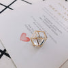 Wholesale Alloy Handmade Hollow Three Dimensional Shaped Zircon Rhinestone Hair Accessories Electroplated