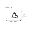 Wholesale Alloy Handmade Hollowout Love Shape Female Hair Shark Clip Hair Accessories
