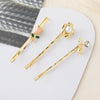 Wholesale Alloy Handmade Onepiece Clip Hairpin With Plants And Flowers Style For Women