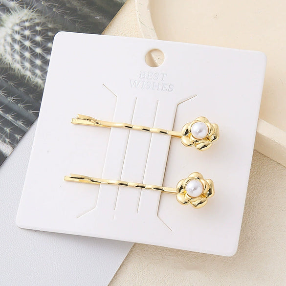 Wholesale Alloy Handmade Onepiece Clip Hairpin With Plants And Flowers Style For Women