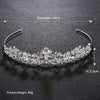 Wholesale Alloy Handmade Rhinestone Bridal Crown Hair Accessories For Women