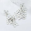 Wholesale Alloy Handwoven Knot Paint Flower Earrings For Women Cute Style Handmade
