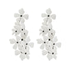Wholesale Alloy Handwoven Knot Paint Flower Earrings For Women Cute Style Handmade