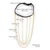 Wholesale Alloy Heart Pattern Electroplating Exaggerated Multichain Women's Thigh Leg Chain