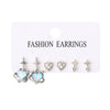 Wholesale Alloy Heart Shape Electroplated Sweet And Cool Style Women's Earrings