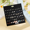 Wholesale Alloy Heart Shape Electroplated Women's Earrings