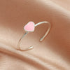 Wholesale Alloy Heart Shape Oil Drop Style Women's Ring