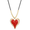 Wholesale Alloy Heart Shape Pendant Necklace Electroplating Hiphop Style For Women